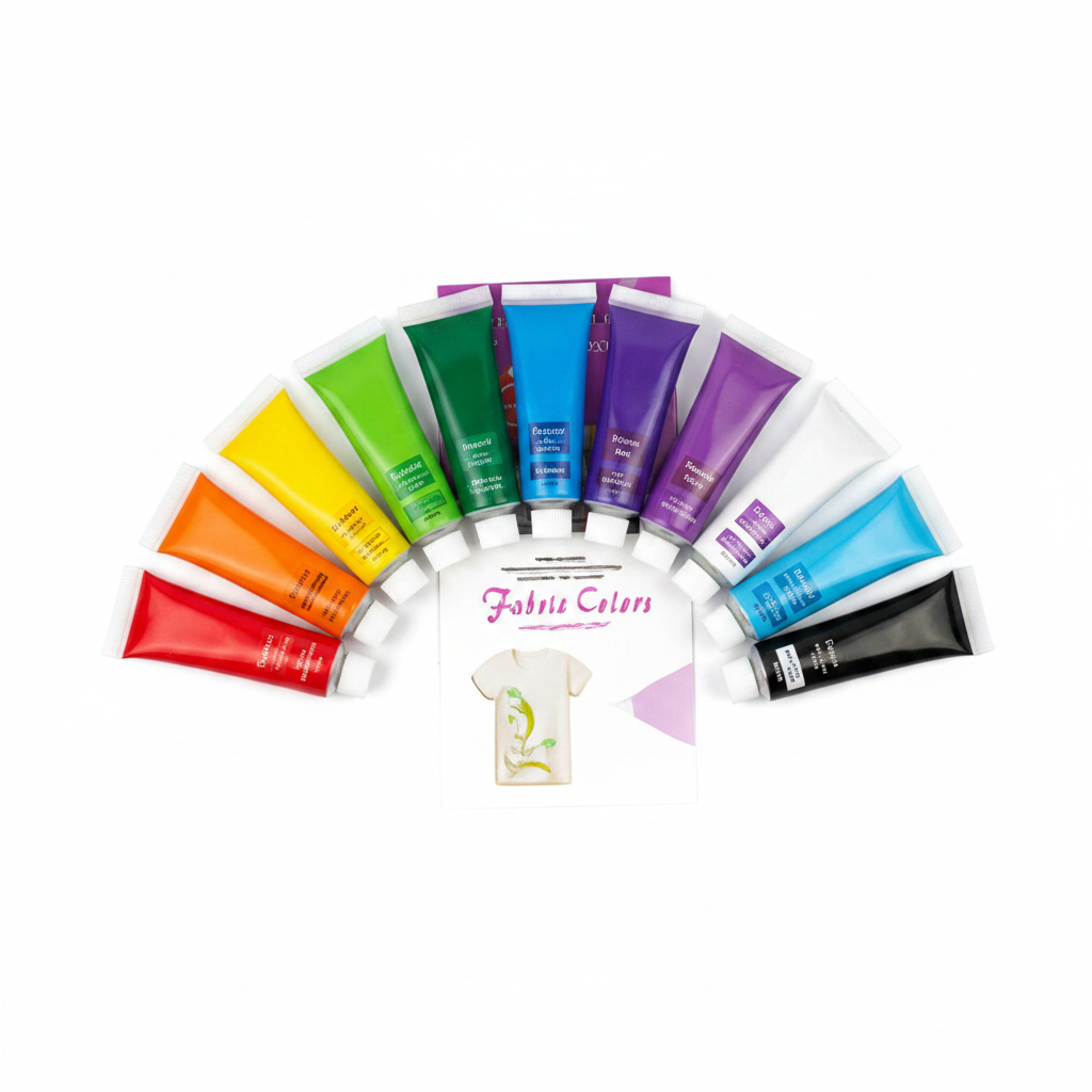 -Color Fabric Paint Set