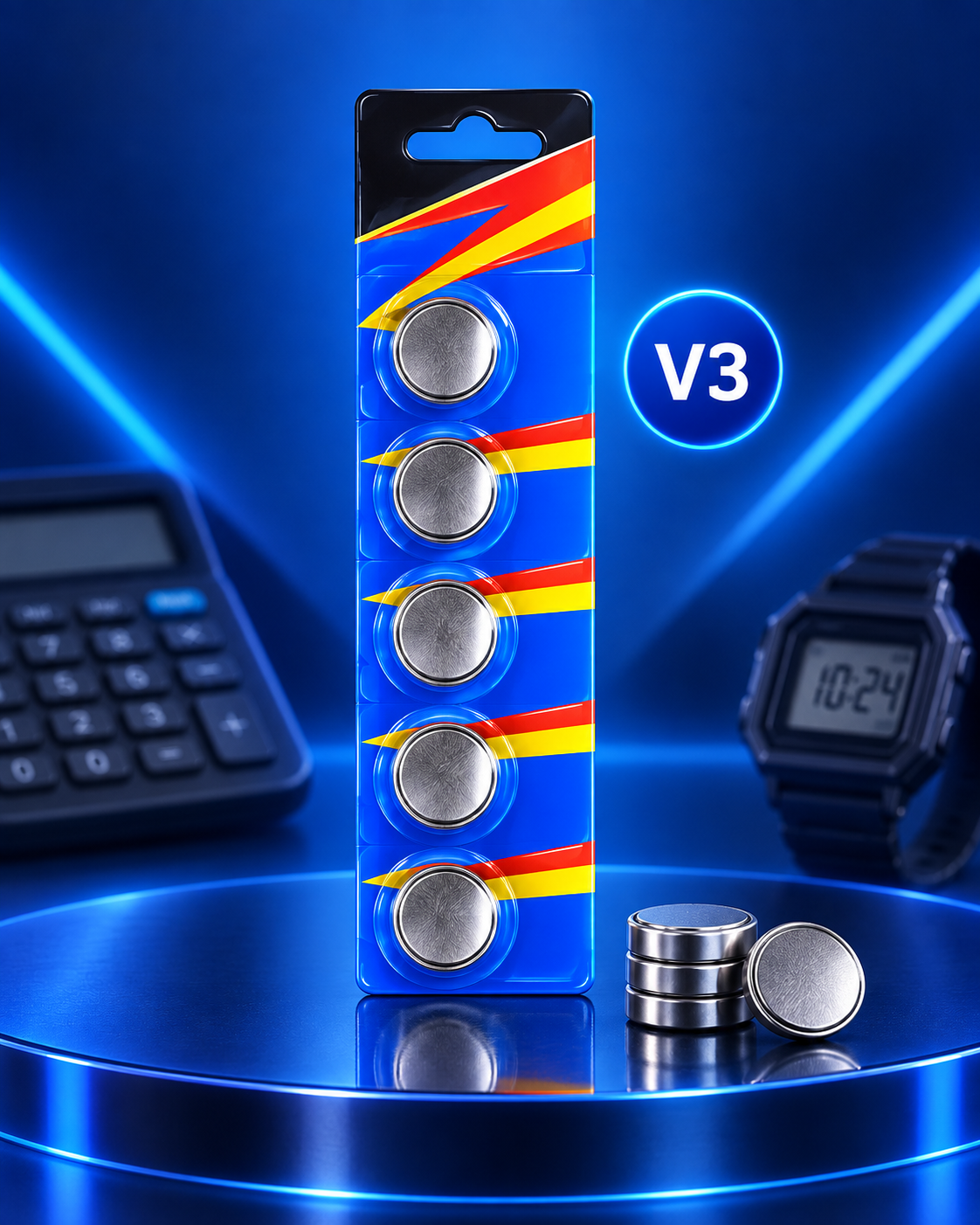 بطاريات أقراص V3