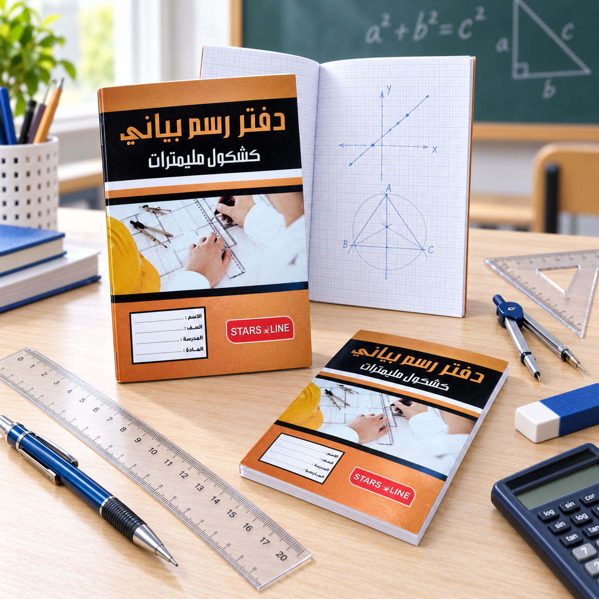 دفتر رسم بياني صغير