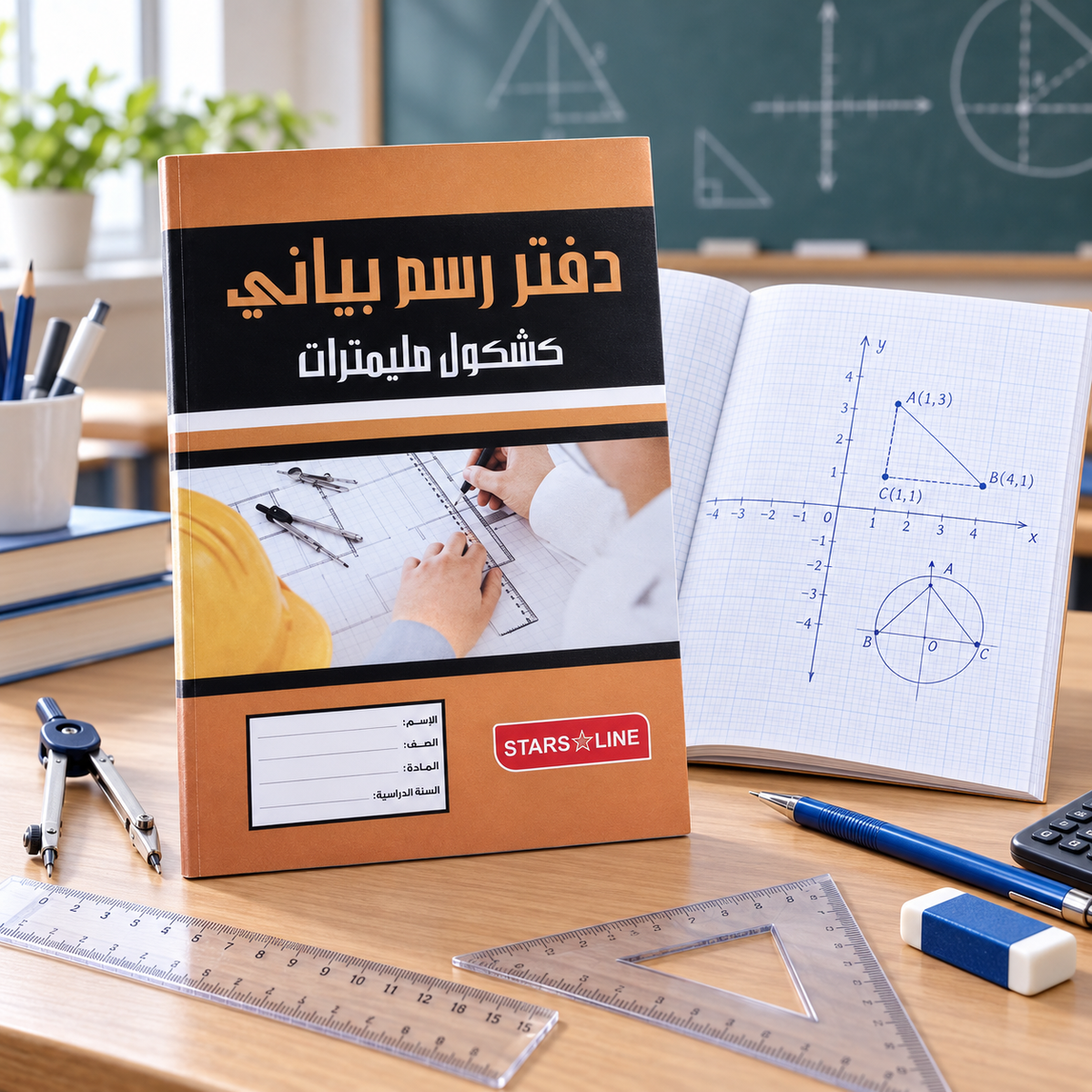 دفتر رسم بياني كبير