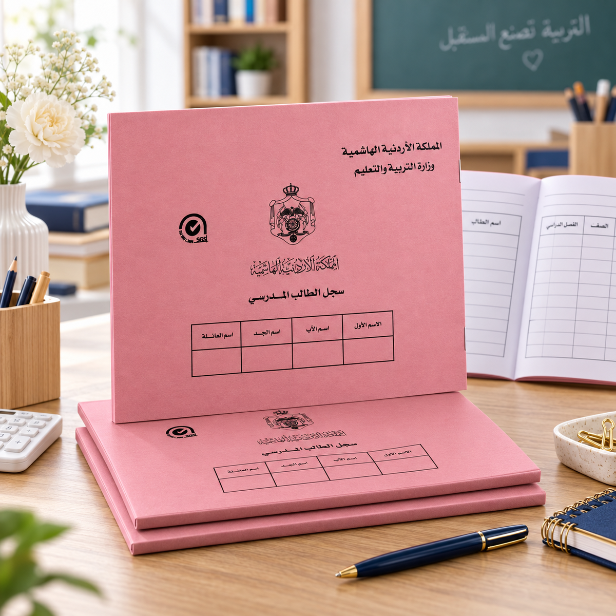 سجل الطالب المدرسي  للصف الأول