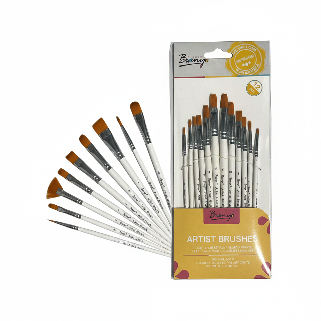Biango Artist Brushes Set of 12