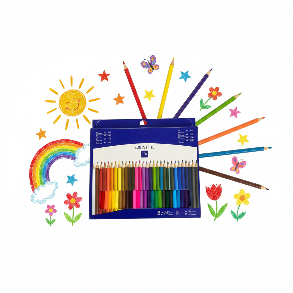Buntstifte 30X Colored Pencils - Kids