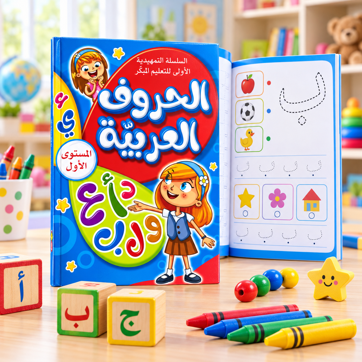 كتاب تعلم الحروف العربية