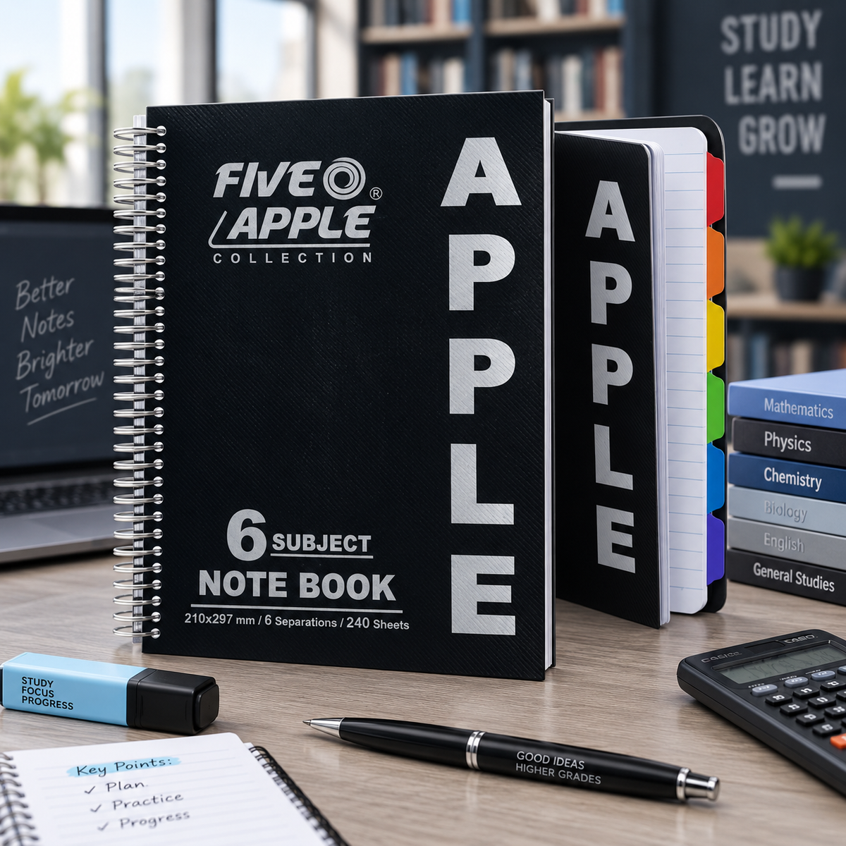 note book 6 subject APPEL