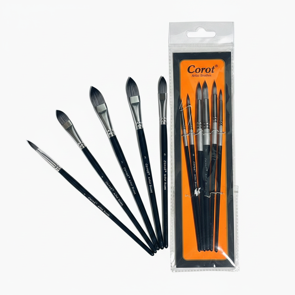 Corot Artist Brushes Set of 6
