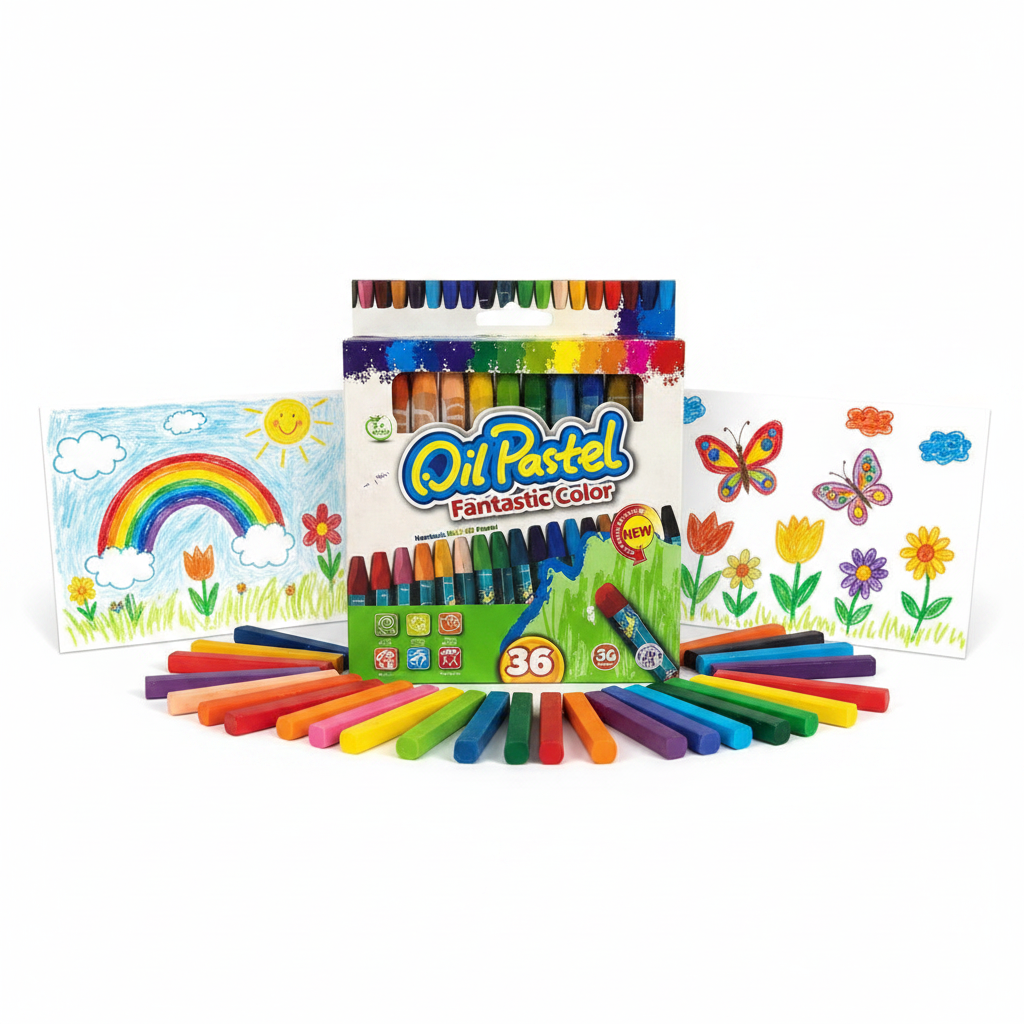Oil Pastel Fantastic Color 36 Set - Kids